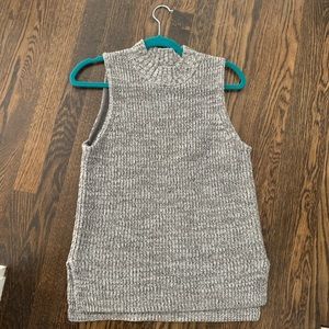 JCREW sleeveless sweater mock neck tank